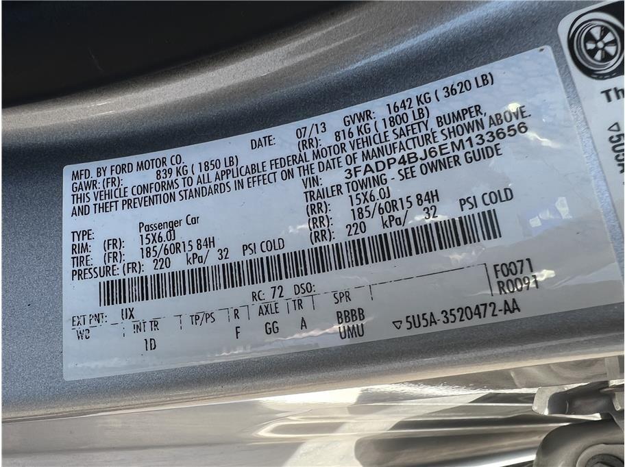 used 2014 Ford Fiesta car, priced at $7,995