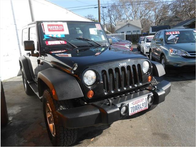 used 2010 Jeep Wrangler car, priced at $18,895
