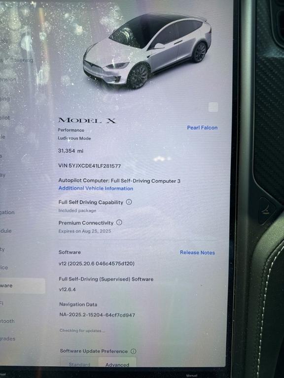 used 2020 Tesla Model X car, priced at $43,488