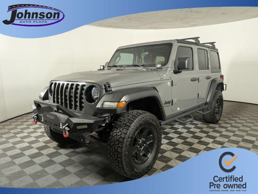 used 2020 Jeep Wrangler Unlimited car, priced at $27,488