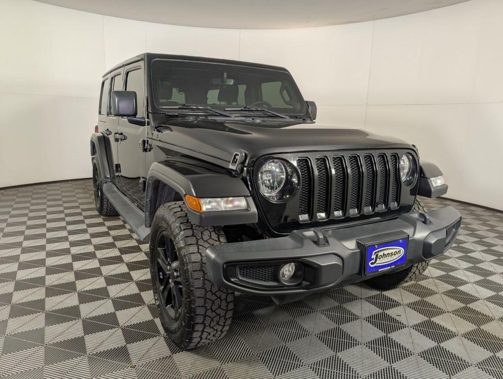 used 2021 Jeep Wrangler Unlimited car, priced at $31,488