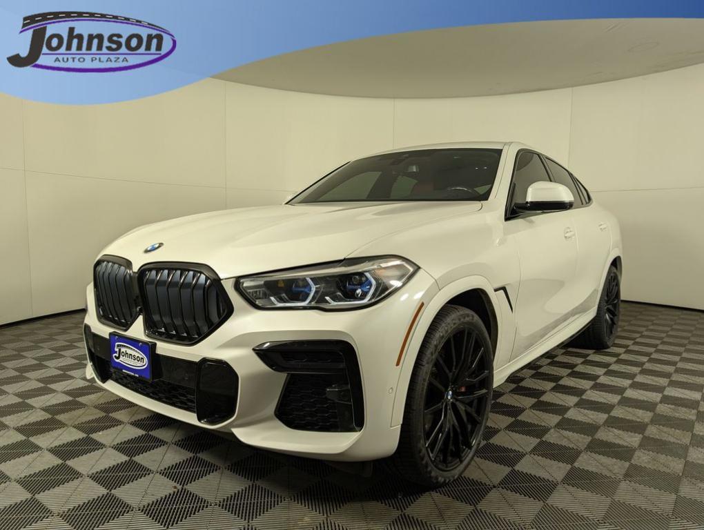 used 2022 BMW X6 car, priced at $59,587