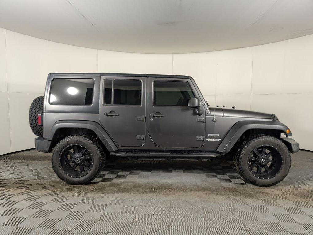 used 2017 Jeep Wrangler Unlimited car, priced at $19,488