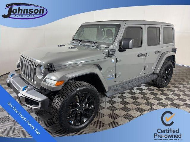 used 2022 Jeep Wrangler Unlimited 4xe car, priced at $31,488