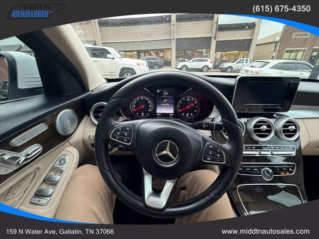 used 2017 Mercedes-Benz C-Class car, priced at $14,487