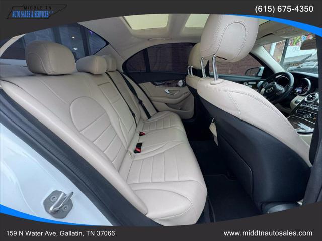 used 2017 Mercedes-Benz C-Class car, priced at $14,487