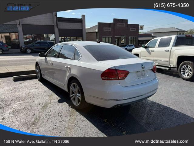used 2013 Volkswagen Passat car, priced at $6,987