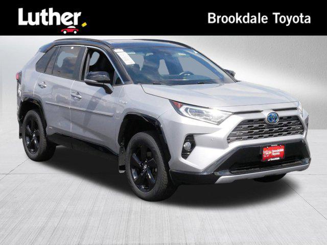 used 2021 Toyota RAV4 Hybrid car, priced at $34,998