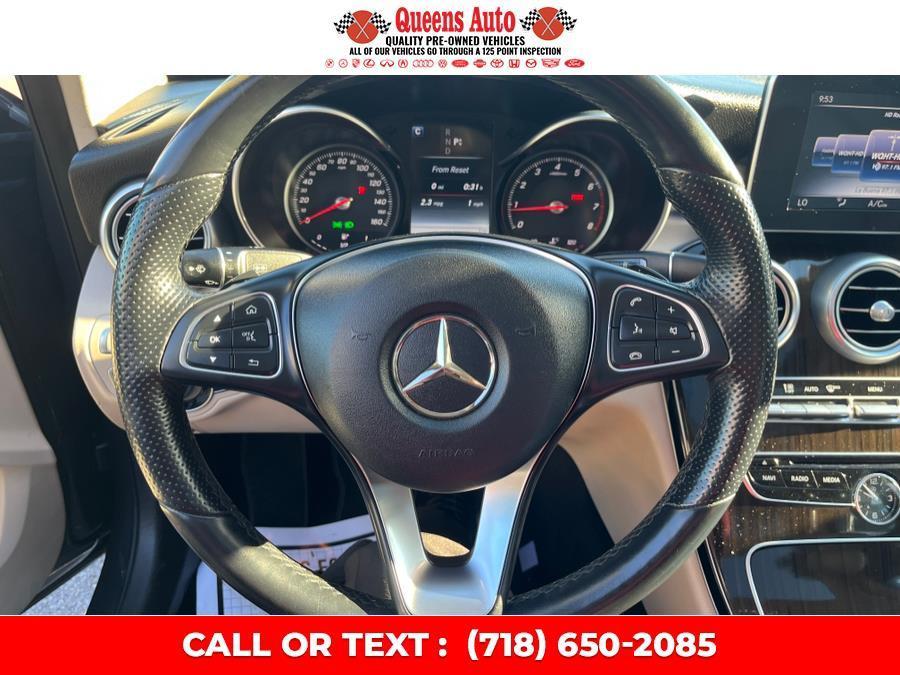 used 2017 Mercedes-Benz C-Class car, priced at $13,995