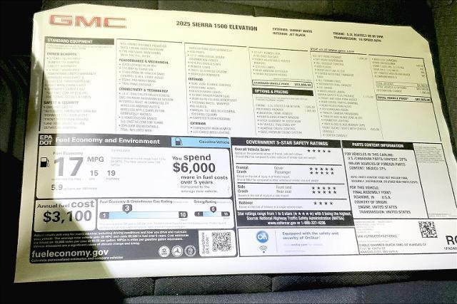 new 2025 GMC Sierra 1500 car, priced at $53,176