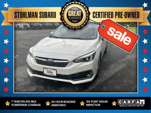 used 2021 Subaru Impreza car, priced at $24,487