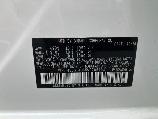 used 2021 Subaru Impreza car, priced at $24,487