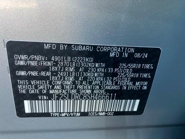 new 2025 Subaru Forester car, priced at $37,484