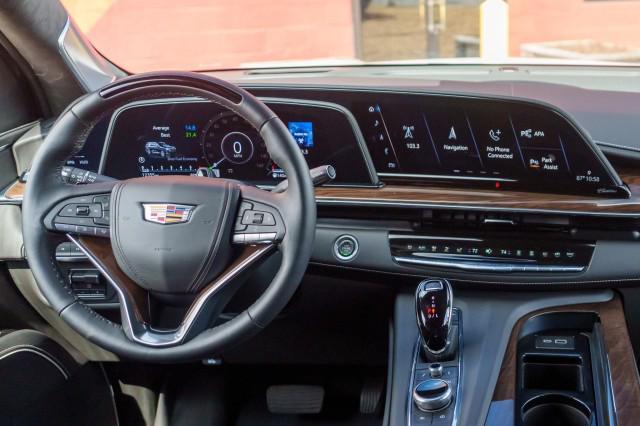 used 2024 Cadillac Escalade ESV car, priced at $105,800