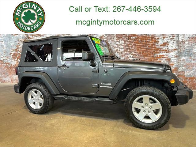 used 2016 Jeep Wrangler car, priced at $16,996