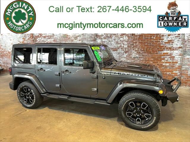 used 2017 Jeep Wrangler Unlimited car, priced at $22,996