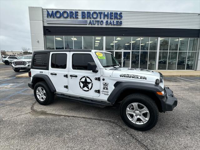 used 2019 Jeep Wrangler Unlimited car, priced at $20,895