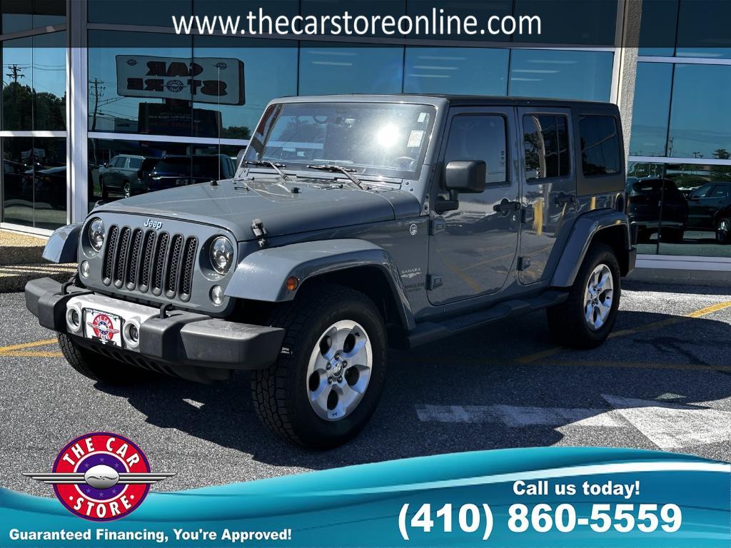 used 2014 Jeep Wrangler Unlimited car, priced at $18,879