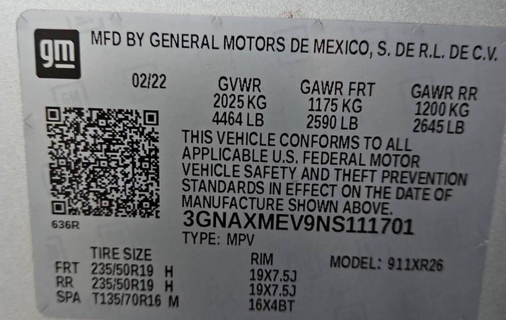 used 2022 Chevrolet Equinox car, priced at $24,219