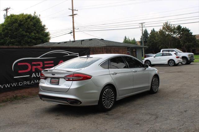 used 2018 Ford Fusion car, priced at $16,999