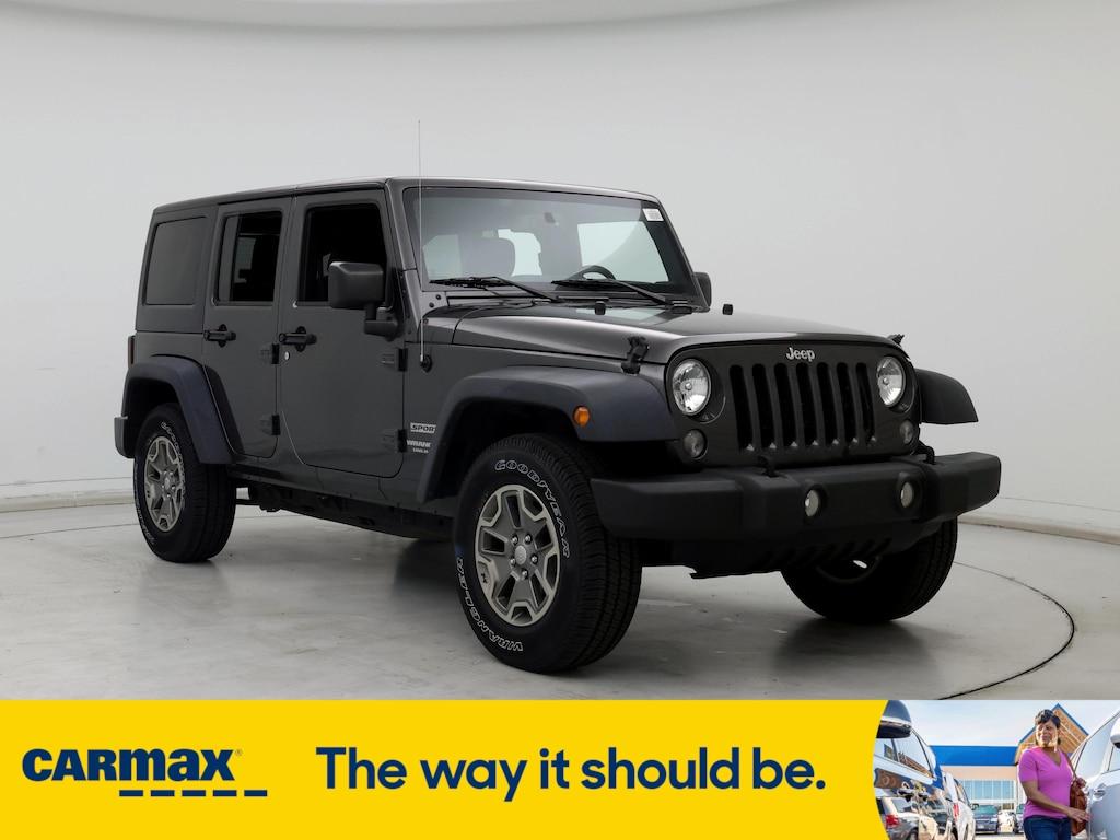 used 2016 Jeep Wrangler car, priced at $21,998