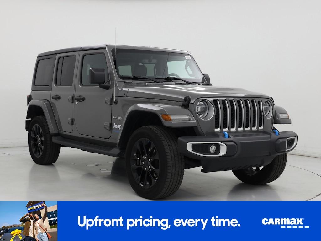 used 2022 Jeep Wrangler Unlimited 4xe car, priced at $34,998