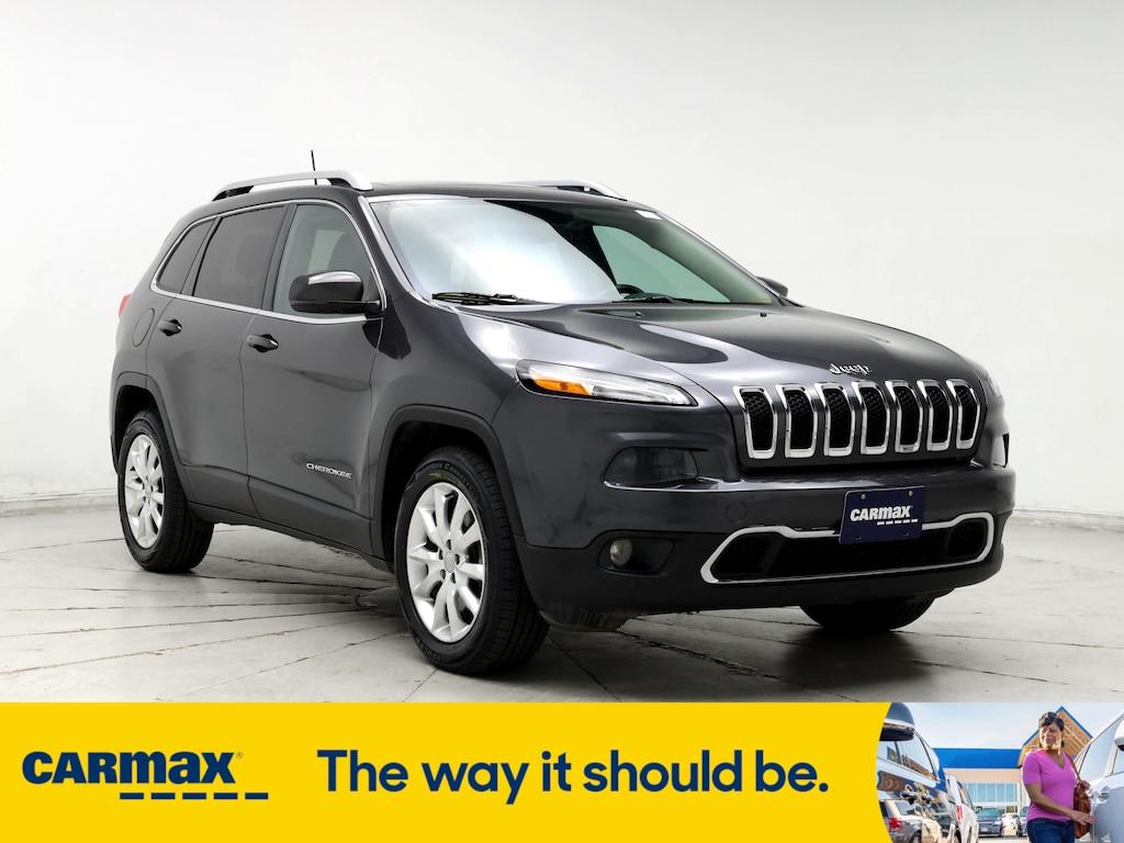 used 2015 Jeep Cherokee car, priced at $14,998