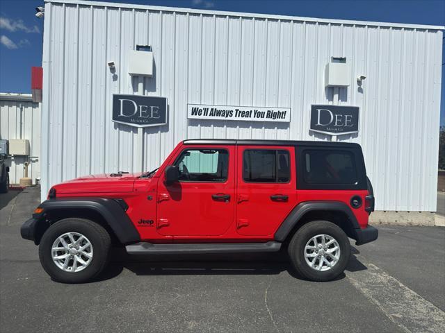 used 2023 Jeep Wrangler car, priced at $35,299