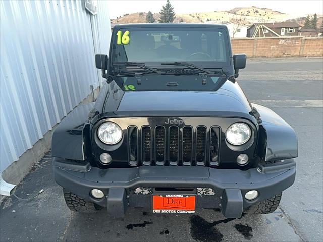 used 2016 Jeep Wrangler Unlimited car, priced at $21,299