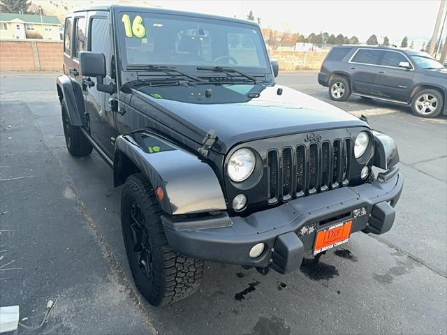 used 2016 Jeep Wrangler Unlimited car, priced at $21,299