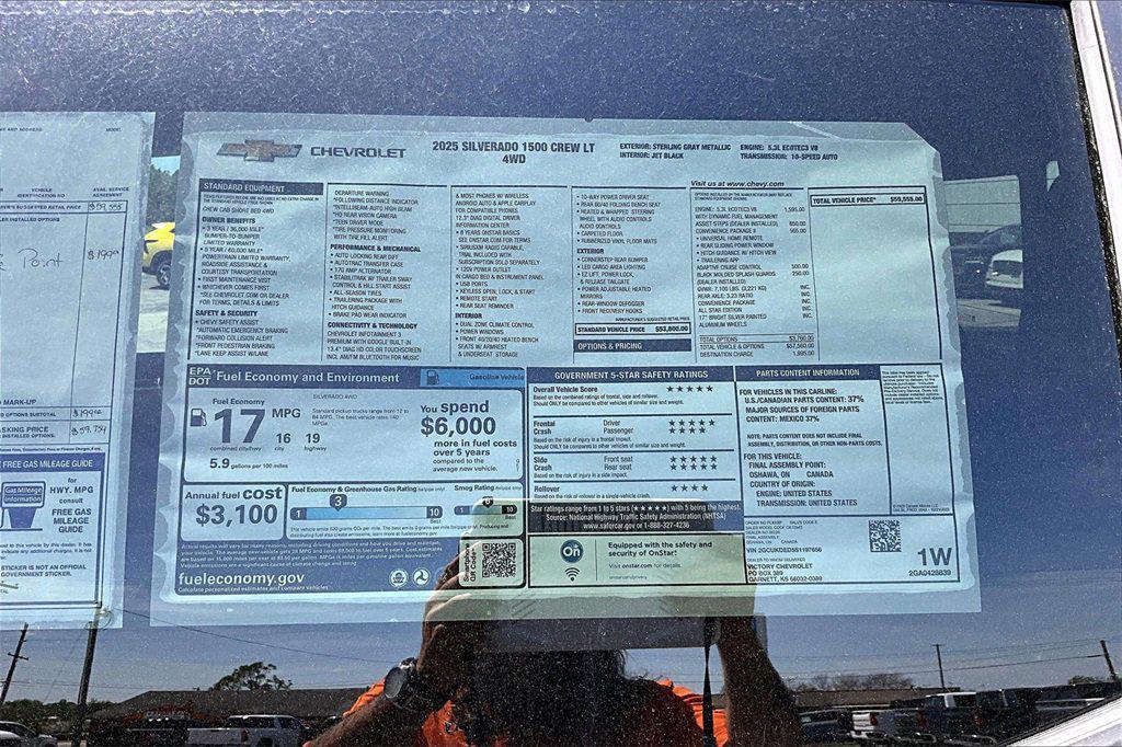 new 2025 Chevrolet Silverado 1500 car, priced at $50,745