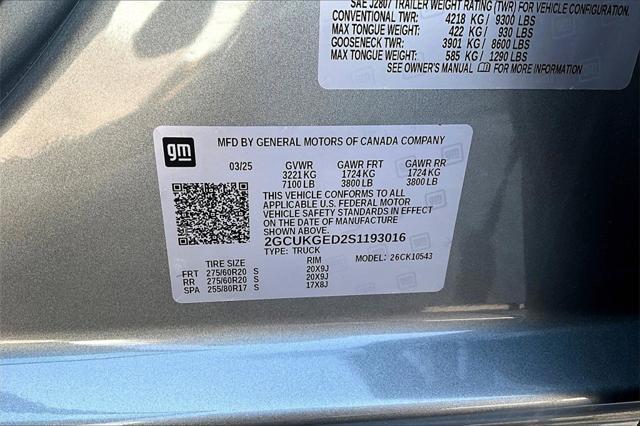 new 2025 Chevrolet Silverado 1500 car, priced at $58,745