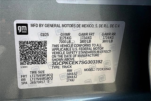 new 2025 Chevrolet Silverado 1500 car, priced at $53,405