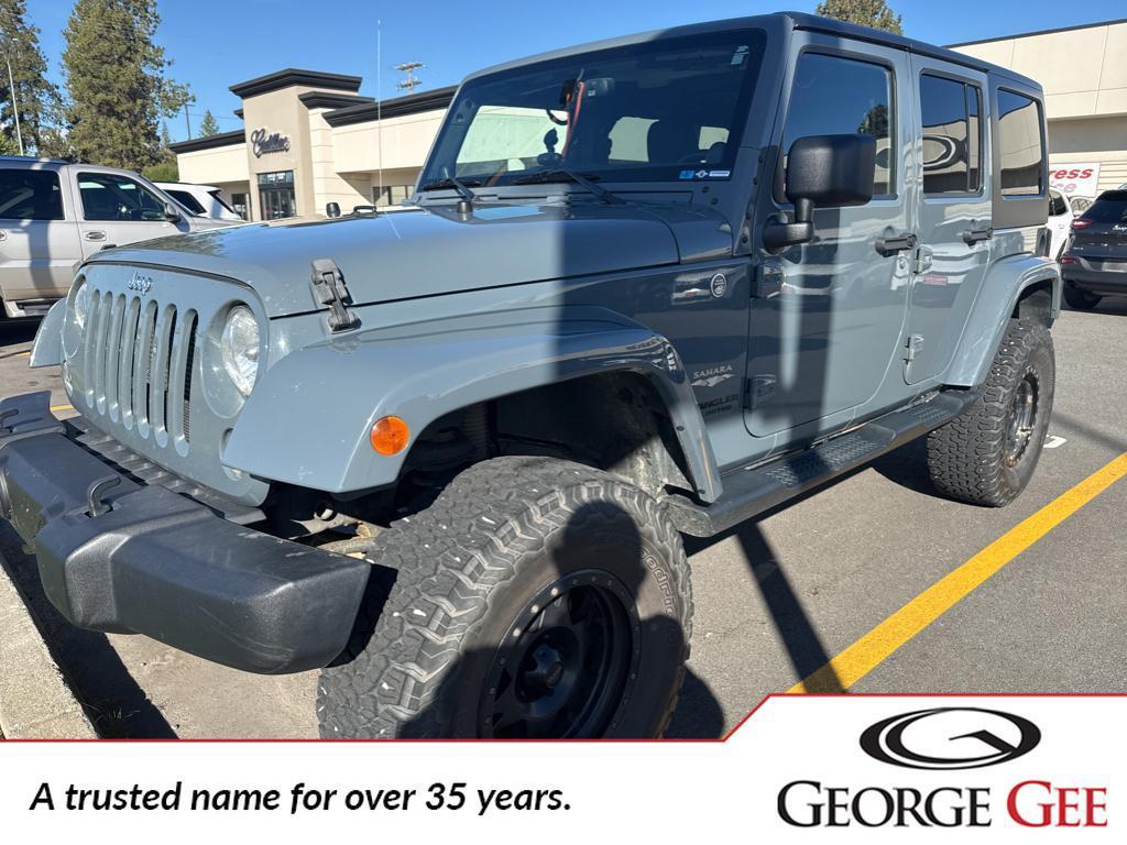 used 2014 Jeep Wrangler Unlimited car, priced at $14,888