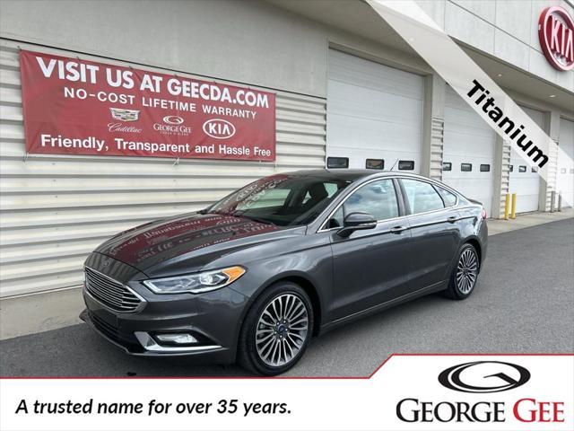 used 2017 Ford Fusion car, priced at $18,592
