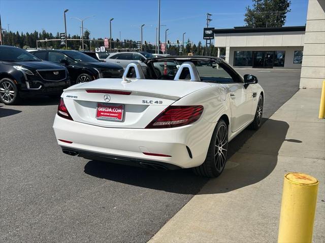 used 2018 Mercedes-Benz AMG SLC 43 car, priced at $35,999