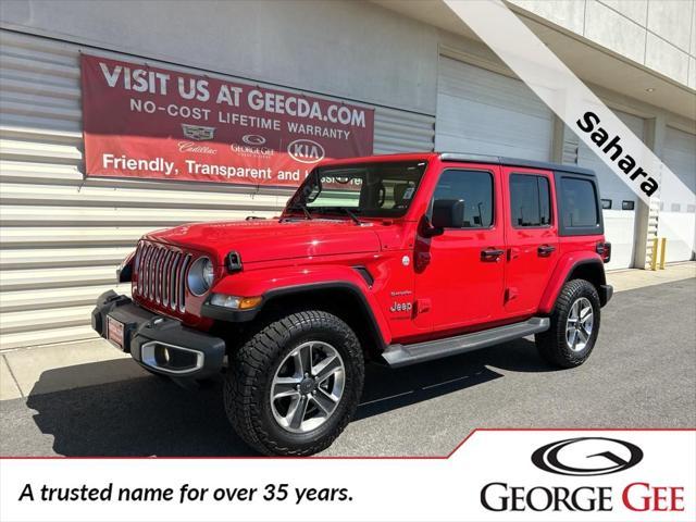 used 2020 Jeep Wrangler Unlimited car, priced at $33,500