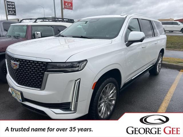 used 2021 Cadillac Escalade ESV car, priced at $65,500