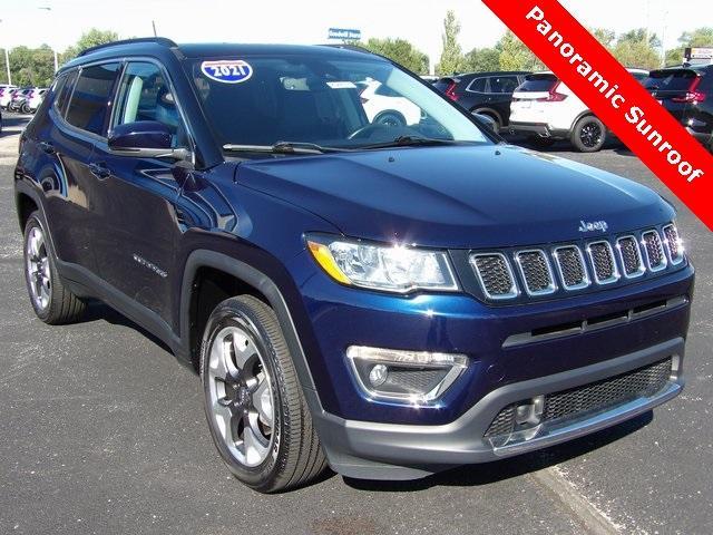 used 2021 Jeep Compass car, priced at $22,662