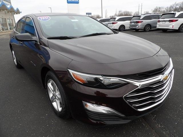 used 2021 Chevrolet Malibu car, priced at $18,352