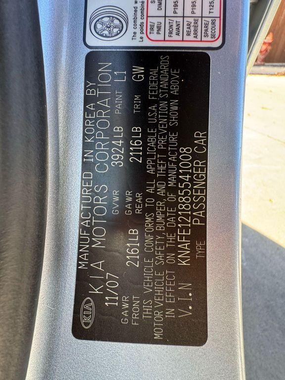 used 2008 Kia Spectra car, priced at $5,900