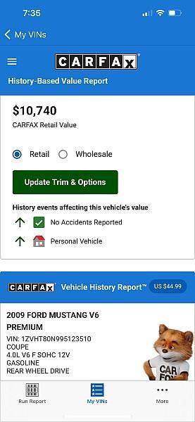 used 2009 Ford Mustang car