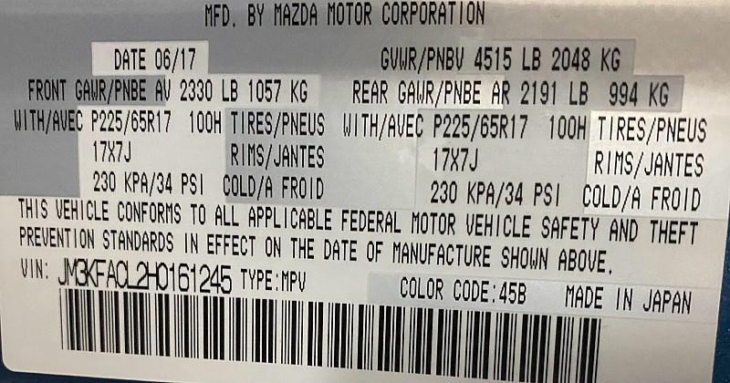 used 2017 Mazda CX-5 car, priced at $15,491