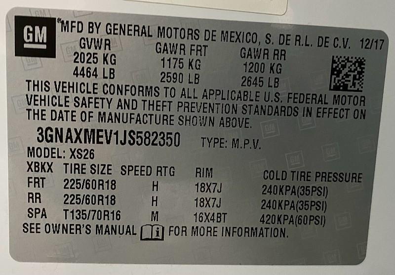 used 2018 Chevrolet Equinox car, priced at $12,491