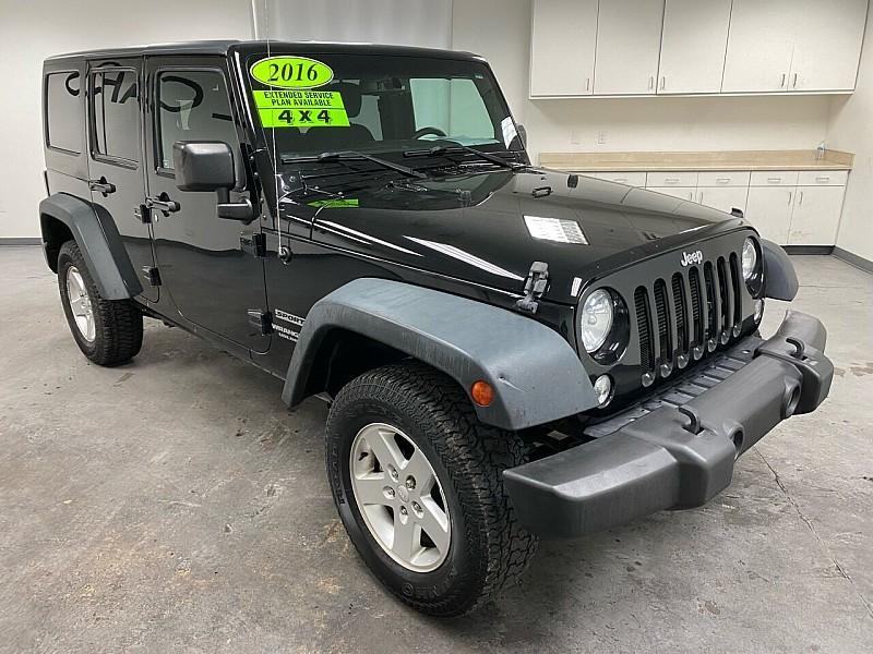 used 2016 Jeep Wrangler Unlimited car, priced at $23,891
