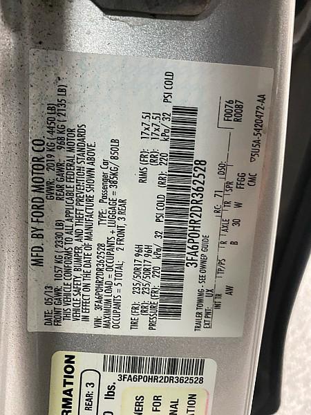 used 2013 Ford Fusion car, priced at $8,991