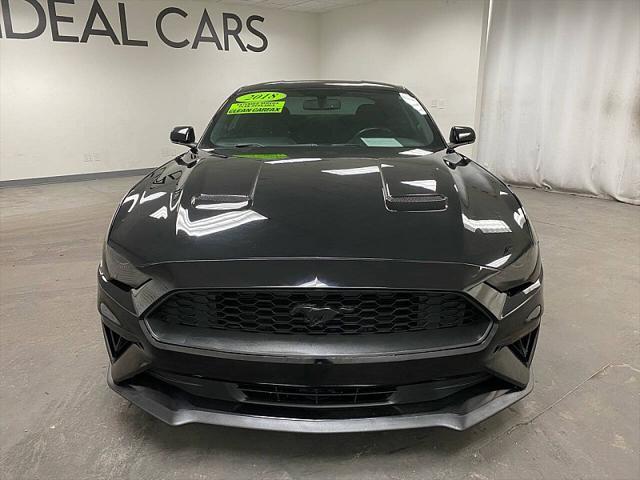 used 2018 Ford Mustang car, priced at $18,991