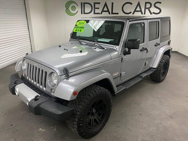 used 2014 Jeep Wrangler Unlimited car, priced at $17,891