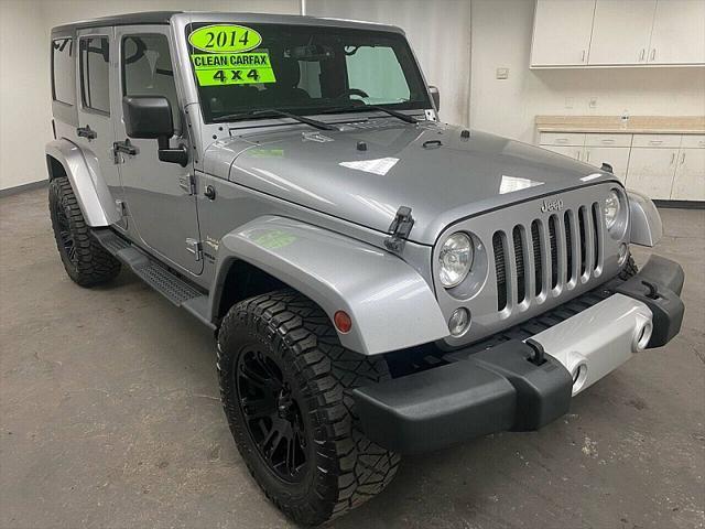 used 2014 Jeep Wrangler Unlimited car, priced at $17,891