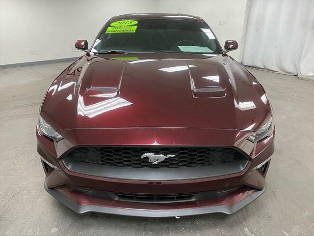 used 2018 Ford Mustang car, priced at $18,991